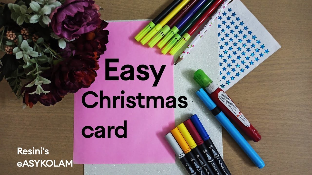 Christmas greeting card ideas 2022 | DIY christmas card | easy and beautiful christmas card making|