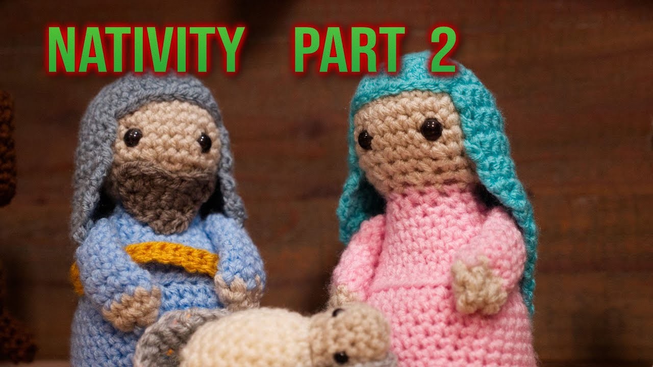 Crochet Amigurumi Nativity Set Part 2 - Make the accessories