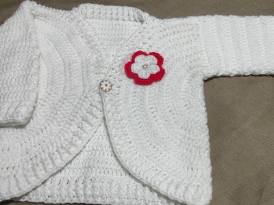 Crochet Baby girl bolero  (all sizes)