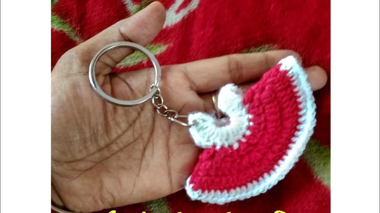 Crochet Mini Dress Keychain#Crochet key chain Tutorial #How to crochet amini Dress#minidress.