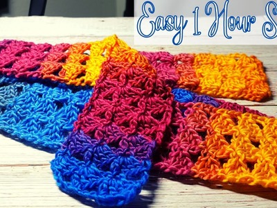 Crochet Scarf for Beginners (Take 19) | Crochet Easy Free Scarf Pattern in 1 Hour!