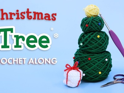 Crocheted Christmas Tree - Live Design and Crochet Along
