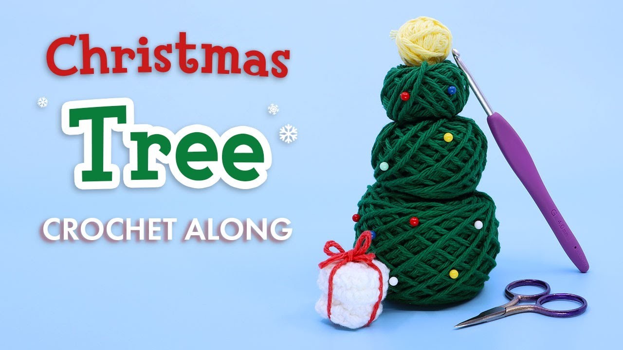 Crocheted Christmas Tree - Live Design and Crochet Along