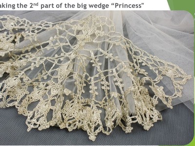 Digest of LIVE ONLINE crochet CLASSES about making a Wedding Dress "Josephine" - Lesson # 3