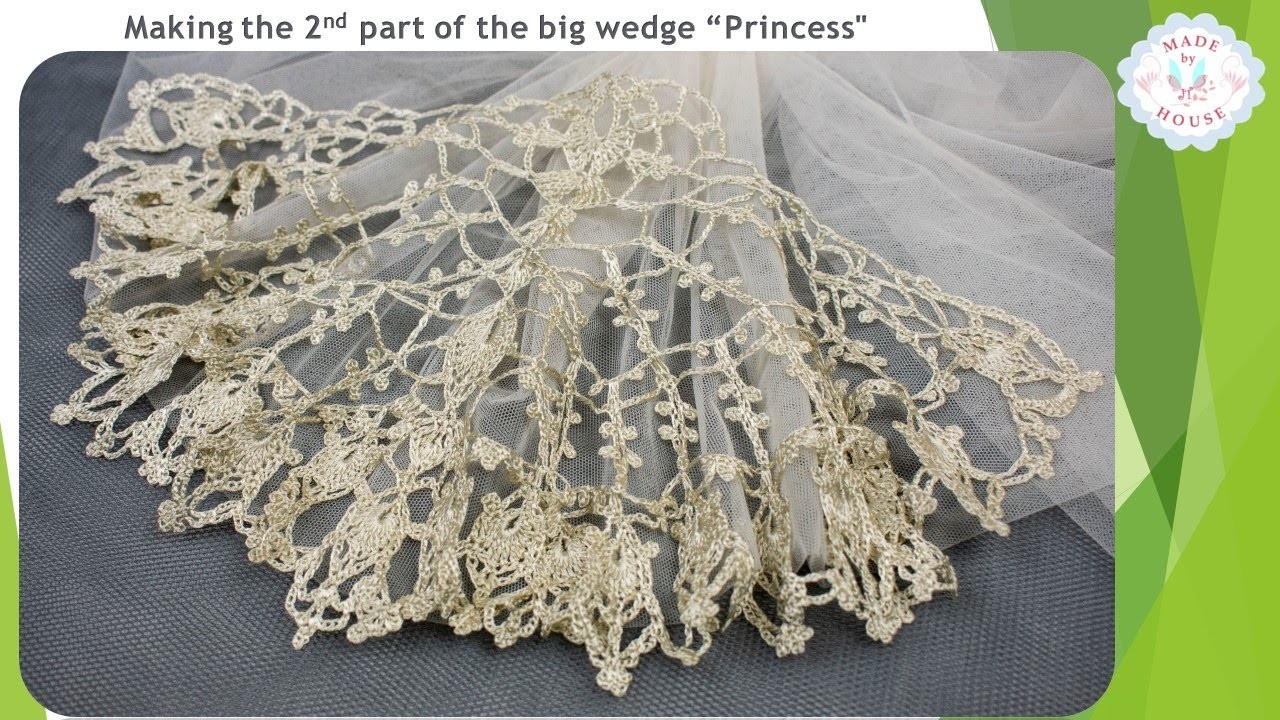 Digest of LIVE ONLINE crochet CLASSES about making a Wedding Dress "Josephine" - Lesson # 3