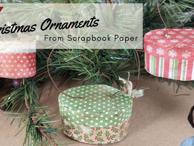 DIY Christmas Ornaments - Mini Boxes