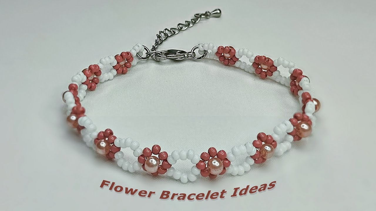 DIY Flower Bracelet Ideas | Beaded Bracelet Tutorial