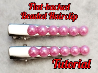 #Easy DIY Beaded Hairclips | HAIRCLIP TUTORIAL #diy #hairclips #tutorial #accessories #handmade