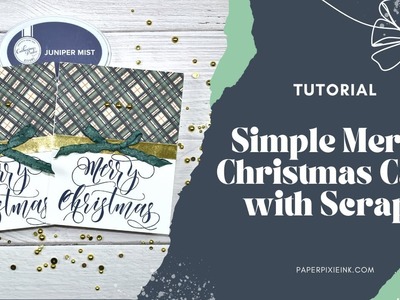 EASY Merry Christmas Simon Says Stamp Card Tutorial