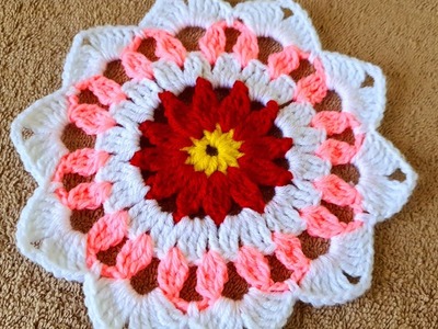 How to make crochet coster pattern ,woolen Cup Coster,Tea Coster,Tea mat ,crosia ke design