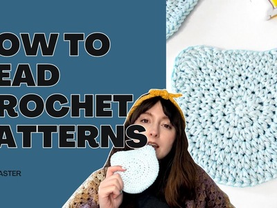 How to read crochet patterns: Cat Coaster