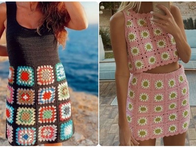 MOST ATTRACTIVE AND FABULOUS FREE CROCHET SUMMER DRESSES COLLECTION DESIGN AND IDEAS FOR GIRLS