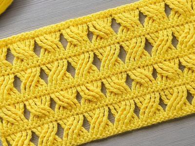 NEW Crochet Pattern 2023! ???? ???? SUPER Beautiful Crochet Stitch for Blanket, Shawl, Sweater and Scarf