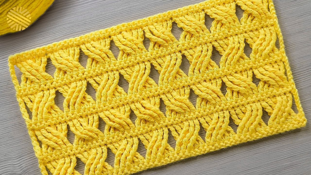 NEW Crochet Pattern 2023! ???? ???? SUPER Beautiful Crochet Stitch for Blanket, Shawl, Sweater and Scarf