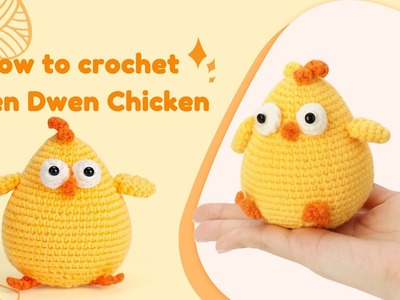 PP OPount -(Left-Hands)How to crochet the Dwen Dwen Chicken