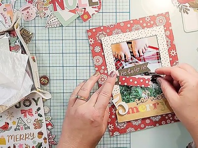 Scrapbooking process video December Daily day 4 &5