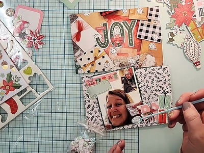 Scrapbooking process video December Daily day 8 & 9