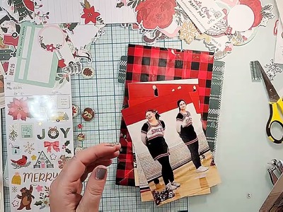 Scrapbooking process video December Daily day 6 & 7