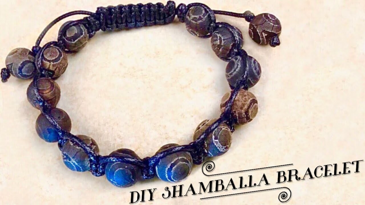 Shamballa Bracelet Tutorial | Sliding Knot | DIY Beaded Bracelet | Adjustable Bracelet Tutorial