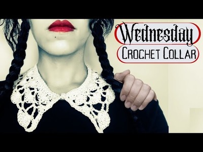 Wednesday Addams Crochet Collar Pattern- SPOOKY!!