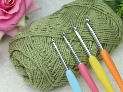 You Won't believe how pretty this crochet pattern is! Easy Crochet stitch. Crochet