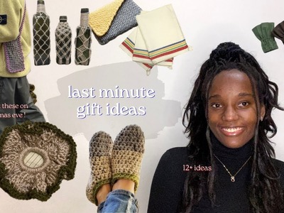 12+ gifts you can make the night before christmas ❁ last minute crochet gifts