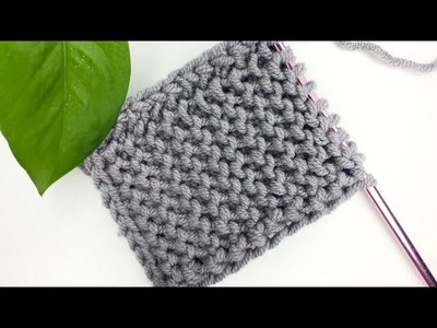 #21 ????Knit-like purl stitch with crochet method
