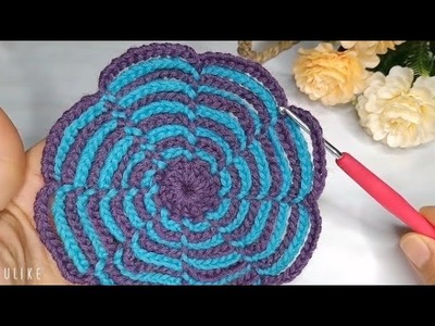 Beautiful crochet coaster to decorate your table and under the cups