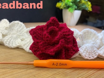 Beautiful easy crochet headband very easy and quick crochet baby pattern made by knit n sew