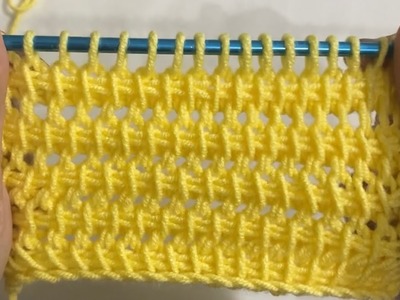 Beautiful tunisian crochet pattern #blanketpattern #tutorialforbeginner #poncho