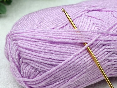Brilliant Idea! Very easy and interesting crochet for beginners. Crochet pattern.