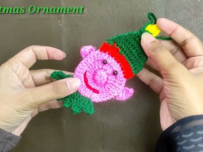 Christmas Ornament - How To Crochet Santa Ornaments At Home | Diy Crochet Christmas Ornaments