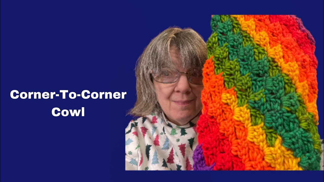 Corner-To-Corner Crochet Cowl