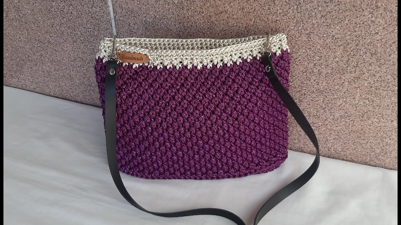 Crochet Bag Tutorial - Easy Crochet Handbag Toturial