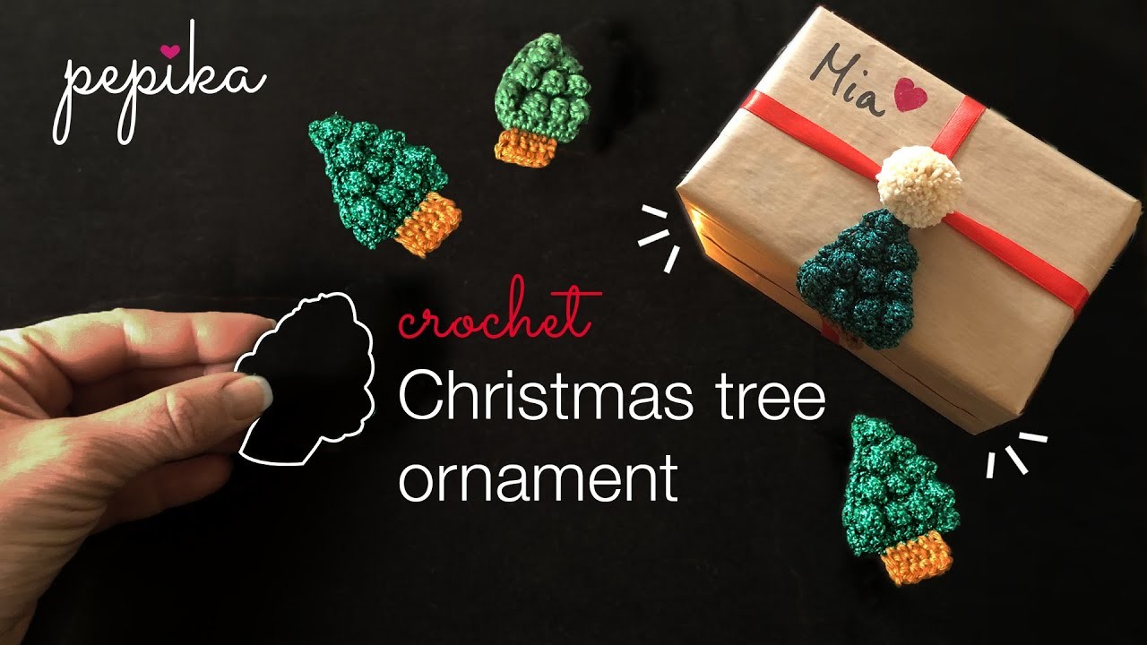 Crochet Christmas Tree Ornament - Free DIY Tutorial