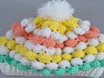 Crochet Hat.How to  Crochet a Beanie.Knit Look Crochet Beanie.Easiest Worsted Crochet Hat. #viral