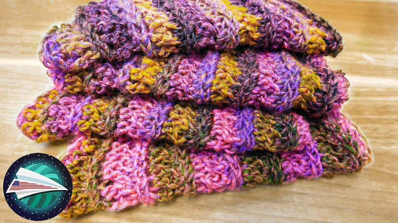 Crocheting | Easy Cuddly Winter Scarf | Amazing Pattern - One Ball One Scarf