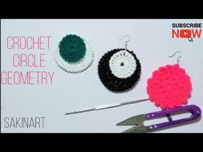 Easy Crochet Circle design for beginners| SakinArt #crochet #fashion #crochettutorial