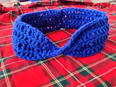 Easy crochet headband tutorial for left-handed #diy????????