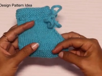 Easy to make baby booties | Easy to make baby socks - In Hindi.