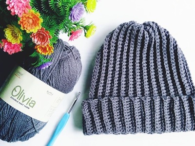 How to Crochet a Beanie Hat | Easy & fast Crochet hat | Crochet beanie | Crochet for beginners