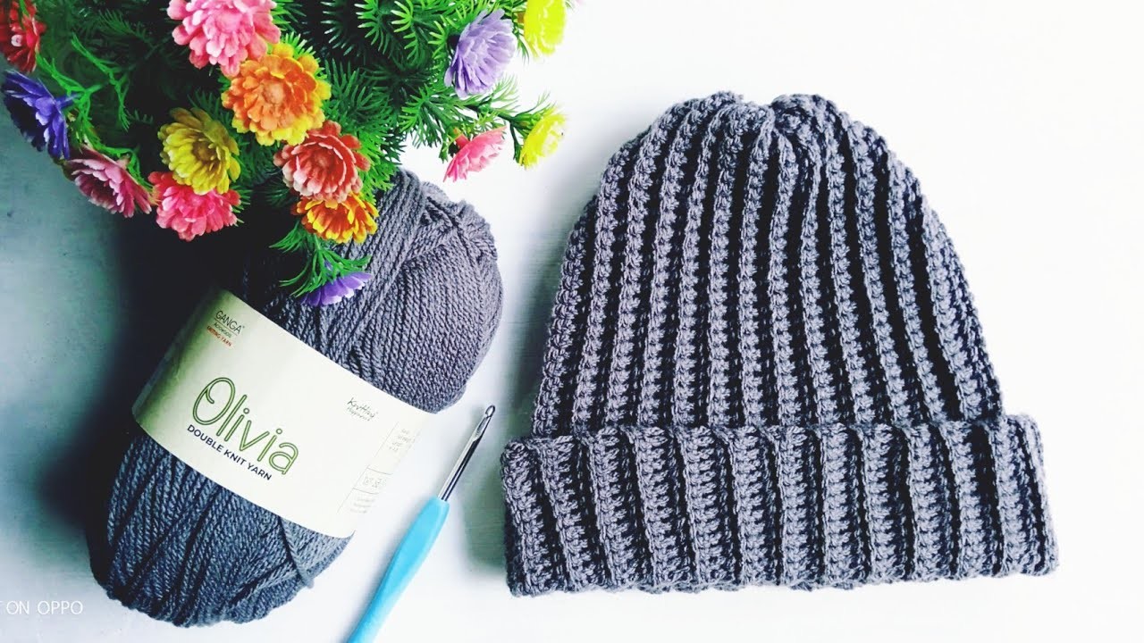 How to Crochet a Beanie Hat | Easy & fast Crochet hat | Crochet beanie | Crochet for beginners