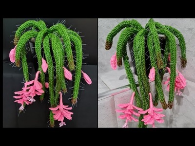 How to  crochet Rattail Cactus