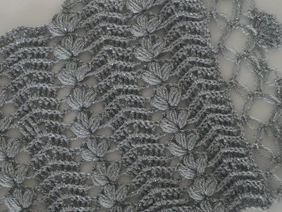How to Crochet Rectangular Shawl - Super Easy Crochet Shawl Pattern For Beginners - knit scarf, wrap