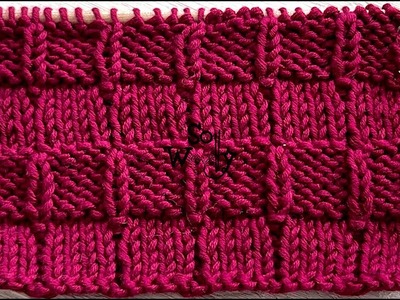 How to knit the Picket Fences stitch pattern: Super easy, reversible, and lays flat! - So Woolly
