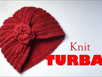 How to Knit Turban Cap | Turban Topi Bunne Tarika