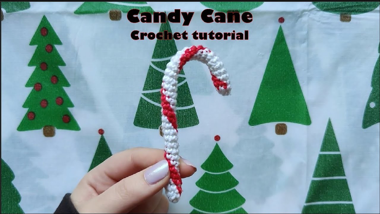 How to Make a Candy Cane | Crochet Tutorial