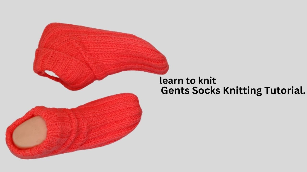 Ladies socks knitting design | gents socks knitting design.