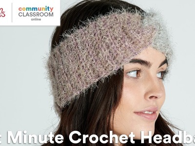 Online Class: Last Minute Crochet Headband | Michaels