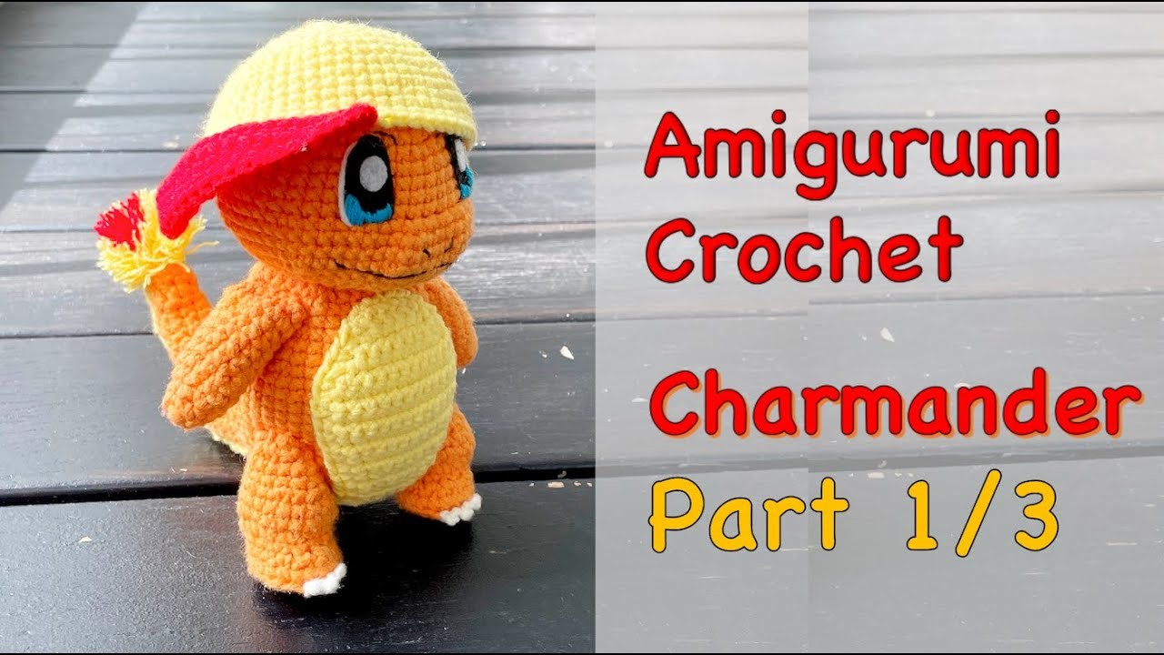 [Part 1.3] Charmander Crochet Free Pattern Amigurumi Tutorial